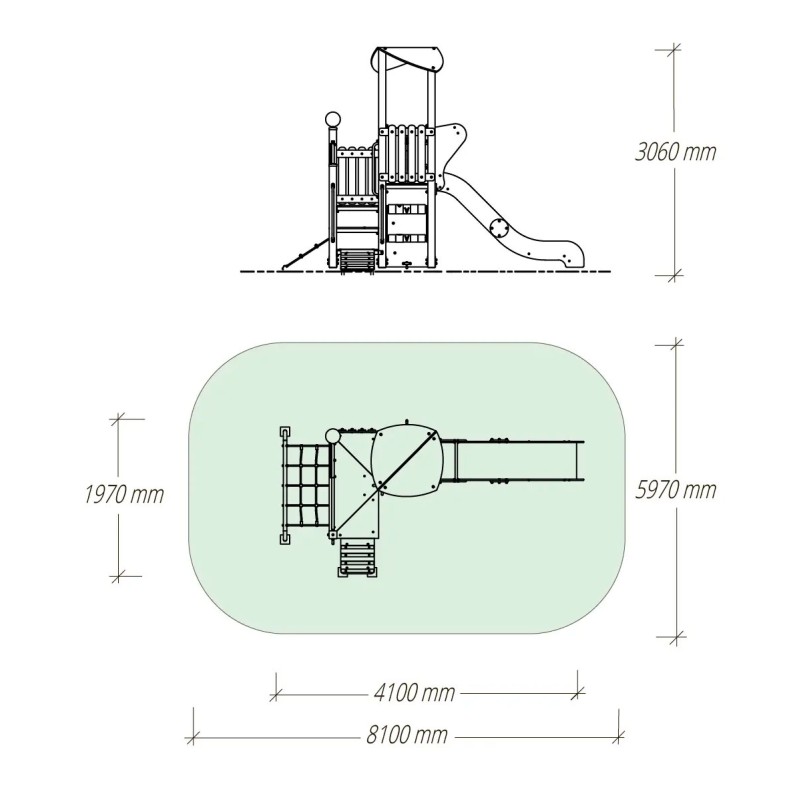 Дитячий ігровий комплекс SIG-1404IKW