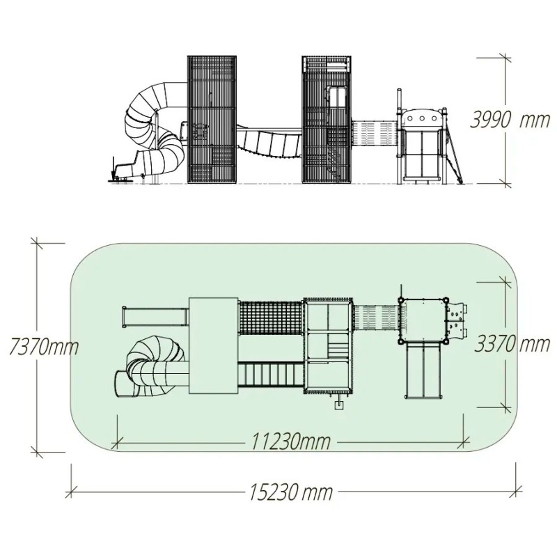 Дитячий ігровий комплекс SIG-1407IKW