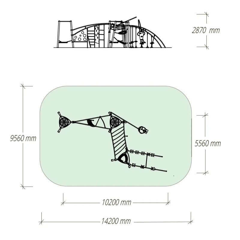 Дитячий ігровий комплекс SIG-1410IKW