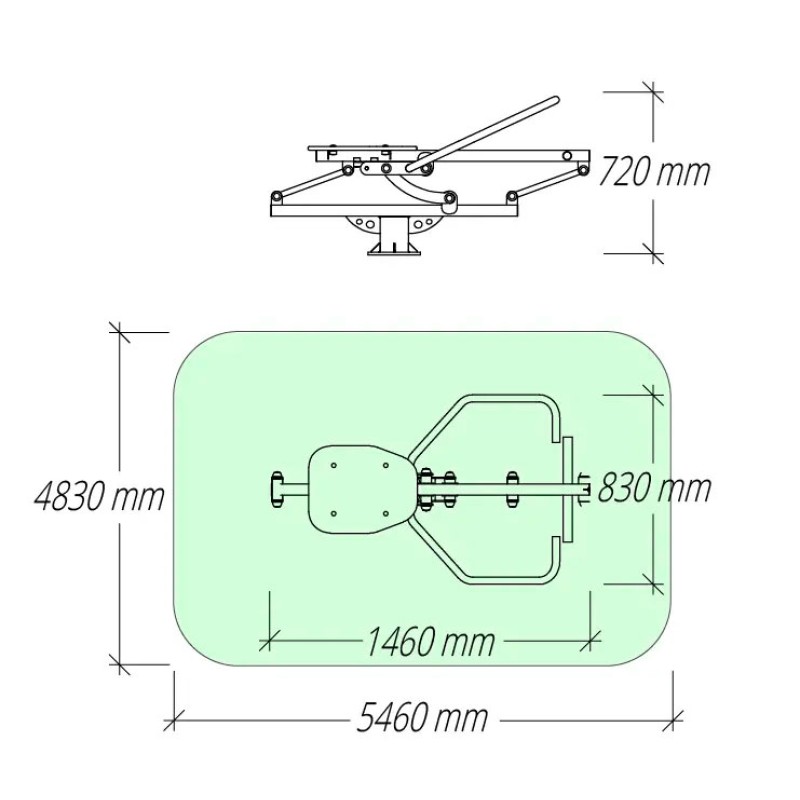 Гребний тренажер SIG-1019SO